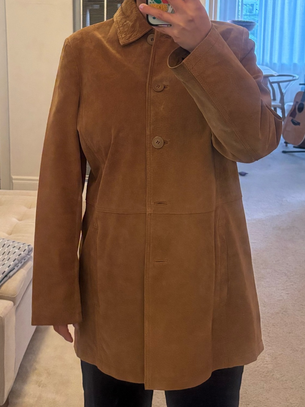 Bernardo Leather Suede Jacket